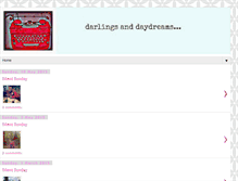Tablet Screenshot of darlingsanddaydreams.com